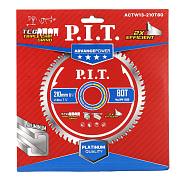 Диск пильный по алюминию P.I.T. ACTW13-210T80