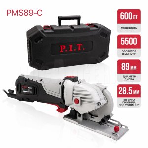 Пила циркулярная сетевая P.I.T. PMS89-C