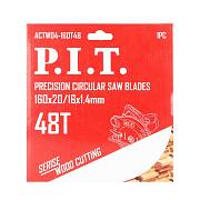 Диск пильный по дереву P.I.T. ACTW04-160T48