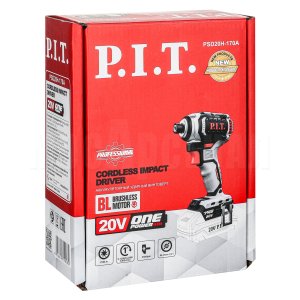 Винтоверт ударный аккумуляторный бесщёточный P.I.T. PSD20H-170A СОЛО