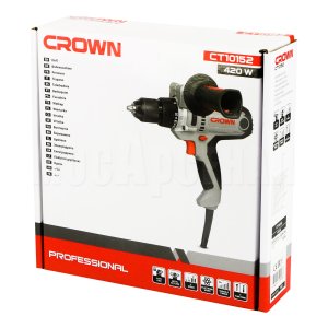 Шуруповерт сетевой CROWN CT10152