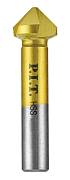 Сверло-зенковка по металлу с титановым покрытием P.I.T. AMED10-0030