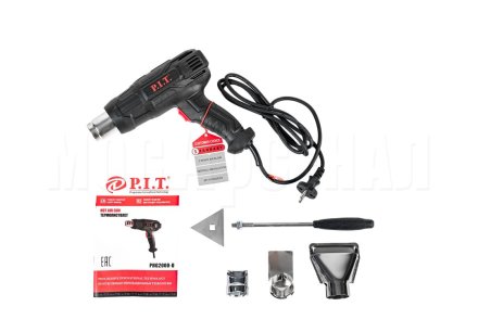 Фен строительный сетевой P.I.T. PHG 2000-D СТАНДАРТ