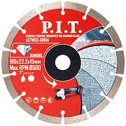 Диск алмазный отрезной сегментированный P.I.T. ACTW03-G180A