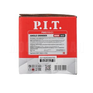 Шлифмашина угловая сетевая P.I.T. PWS115-C1