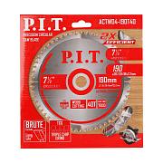Диск пильный по дереву P.I.T. ACTW04-190T40