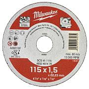 Отрезной диск SCS41/115X1,5 - Milwaukee