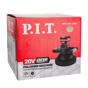 Шлифмашина полировальная аккумуляторная P.I.T. PPO20H-250A СОЛО