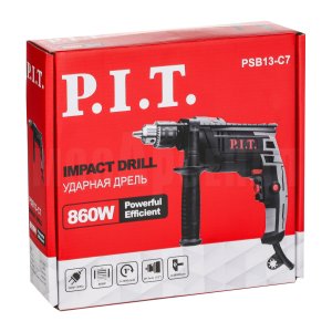Дрель ударная сетевая P.I.T. PSB13-C7