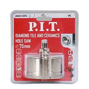 Коронка алмазная по стеклу и керамике P.I.T. AMAS12-0075