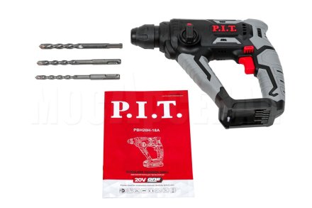 Перфоратор SDS-Plus аккумуляторный P.I.T. PBH20H-18A СОЛО