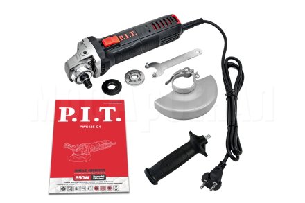 Шлифмашина угловая сетевая P.I.T. PWS125-C4