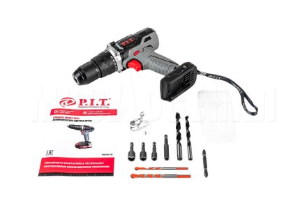 Дрель ударная аккумуляторная P.I.T. PSB20H-13A СОЛО