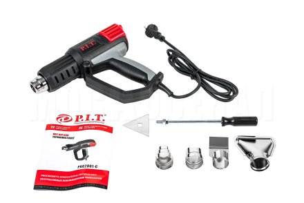 Фен строительный сетевой P.I.T. PHG2001-C