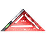 Угольник Свенсона метрический плотницкий с пузырьковым уровнем P.I.T. HSQR04-0180B