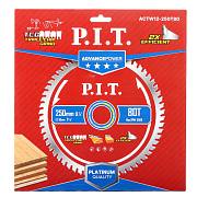 Диск пильный по дереву P.I.T. ACTW12-250T80