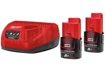 Энергокомплект Milwaukee M12 NRG-202