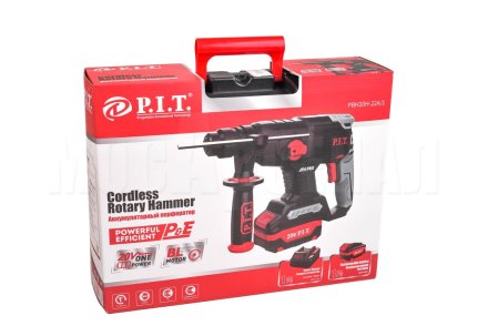Перфоратор SDS-Plus аккумуляторный бесщеточный P.I.T. PBH20H-22A/1