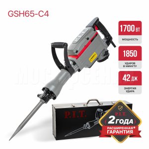 Молоток отбойный HEX30 сетевой P.I.T. GSH65-C4