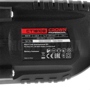 Перфоратор CROWN CT18108 BMC