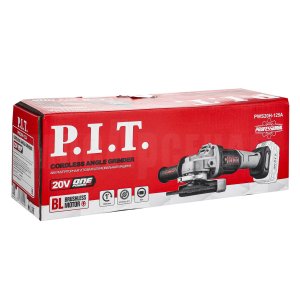 Шлифмашина угловая аккумуляторная бесщёточная P.I.T. PWS20H-125A СОЛО