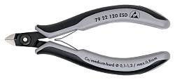 Прецизионные кусачки боковые для электроники антистатические ESD 120 mm Knipex KN-7922120ESD