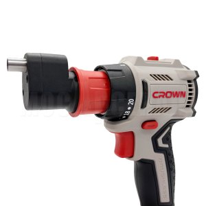 Дрель-шуруповерт аккумуляторная со сменными патронами CROWN CT21131HQX-2 BMC