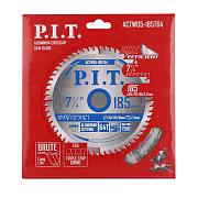 Диск пильный по алюминию P.I.T. ACTW05-185T64