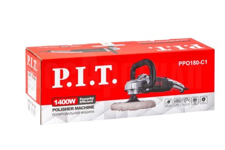 Шлифмашина полировальная сетевая P.I.T. PPO180-C1