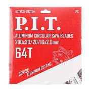 Диск пильный по алюминию P.I.T. ACTW05-200T64