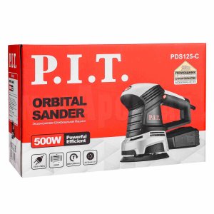 Шлифмашина орбитальная сетевая P.I.T. PDS125-C МАСТЕР