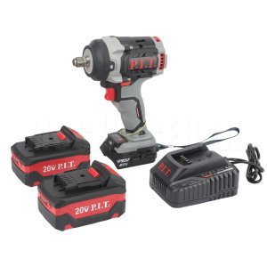 Гайковерт ударный аккумуляторный бесщёточный P.I.T. PIW20H-600A/2