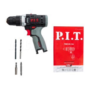 Дрель аккумуляторная P.I.T. PBM12K-10A X-DRIVER SOLO