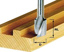 Фреза пазовая спиральная Festool HS Spi S8 D14/20