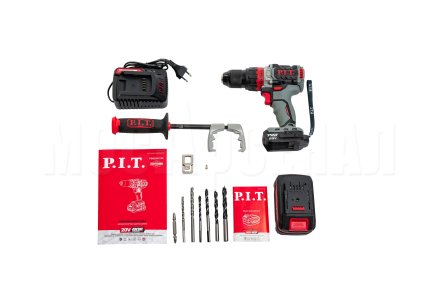 Дрель ударная аккумуляторная бесщёточная P.I.T. PSB20H-13C/1