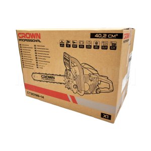 Пила цепная бензиновая CROWN CT20198-14