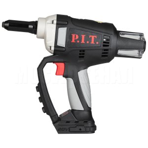 Пистолет заклёпочный аккумуляторный бесщёточный P.I.T. PRG20H-5A СОЛО