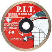 Диск алмазный отрезной сплошной P.I.T. ACTW03-C150A