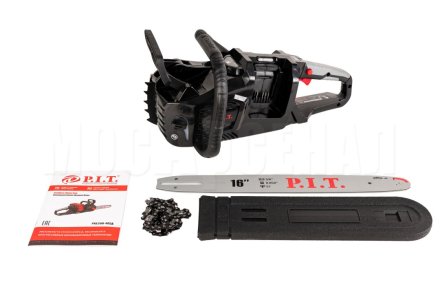 Пила цепная аккумуляторная бесщёточная P.I.T. PKE20H-405A СОЛО