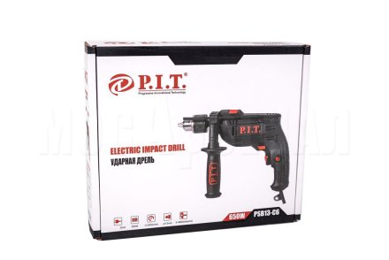 Дрель ударная сетевая P.I.T. PSB13-C6