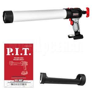Пистолет для герметика аккумуляторный P.I.T. PEC20H-300A/1 СОЛО