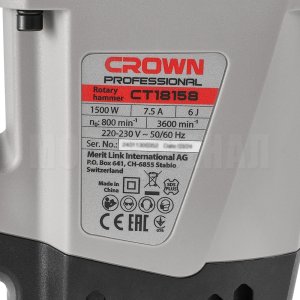 Перфоратор CROWN CT18158 BMC