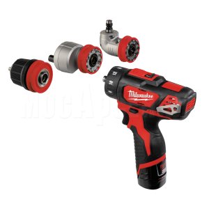 Дрель-шуруповерт Milwaukee M12 BDDXKIT-202C