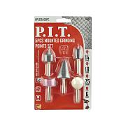 Набор шарошек абразивных P.I.T. APLS15-05PC