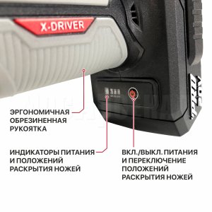 Секатор аккумуляторный бесщёточный P.I.T. PDJ20H-300A СОЛО