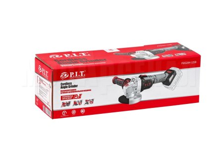 Шлифмашина угловая аккумуляторная бесщёточная P.I.T. PWS20H-125B СОЛО