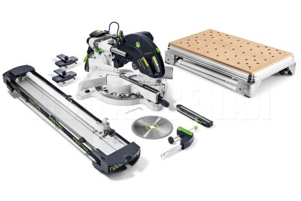 Пила торцовочная с протяжкой Festool KAPEX KS 120 REB-Set-MFT