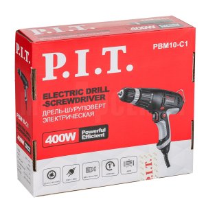 Дрель-шуруповерт сетевая P.I.T. PBM10-C1 МАСТЕР