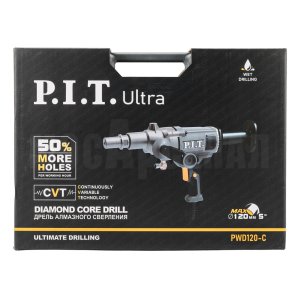 Дрель алмазного сверления сетевая P.I.T. ULTRA PWD120-C
