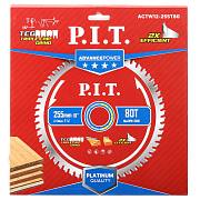 Диск пильный по дереву P.I.T. ACTW12-255T80